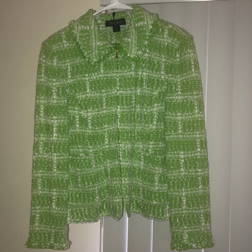 St John Green Printed Blazer